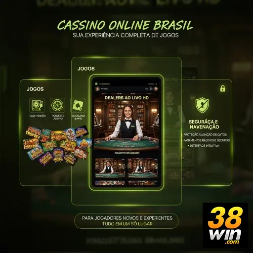 Ilustração de Experimente as Melhores Apostas e Slots na 38win