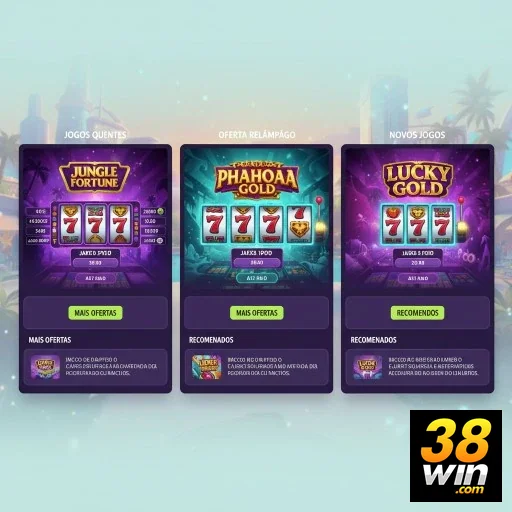 Ilustração de Explore os serviços VIP da 38win e jogos de slots
