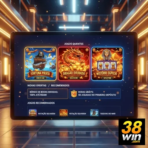 Ilustração de Acesse a experiência VIP da 38win com login rápido