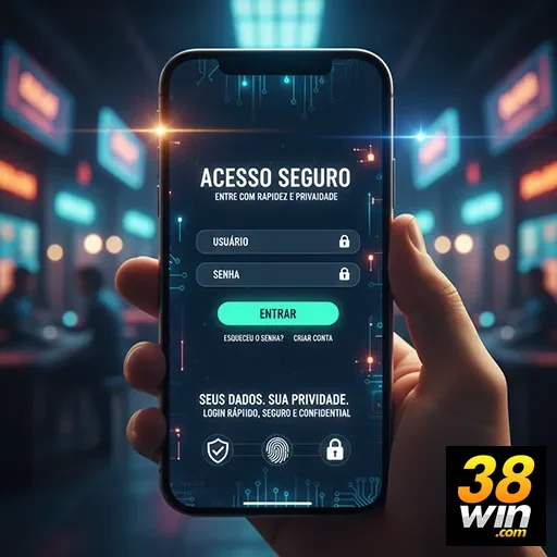 Ilustração de Experimente a plataforma 38win com segurança e agilidade